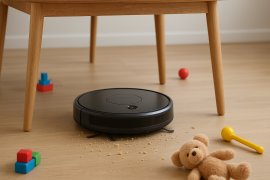 Робот-пылесос для дома с детьми: как он экономит время родителям
